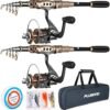 1757800825_51ZXjphTmaL._AC_.jpg PLUSINNO Fishing Rod and Reel Combos Carbon Fiber Telescopic Fishing Pole with Reel Combo Sea Saltwater Freshwater Kit Fishing Rod Kit