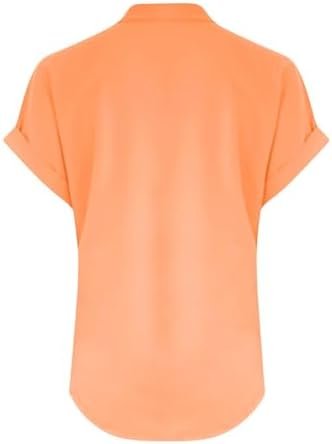 1757950293_21zKawC20TL._AC_.jpg Summer Tops for Women 2025 Trendy Short Sleeve Cotton Linen Shirt Casual Button v Neck Tunic Blouses Outfits