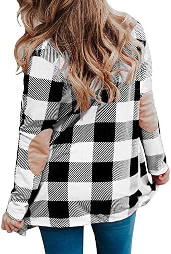 Womens Flannel Cardigan Sweaters Trendy Casual Lightweight Plaid Jacket Loose Long Sleeve Kimono Fashion Fall Outfits