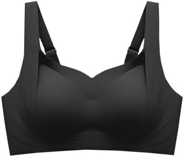 Smoothing Bras Anti-Sagging Wireless Push Up Bra for Women Comfy Bra for Older Women No Underwire Full Coverage Bras