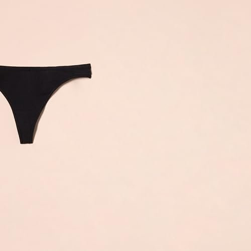 Amazon Essentials Cotton Thong Underwear for Women, Pack of 6