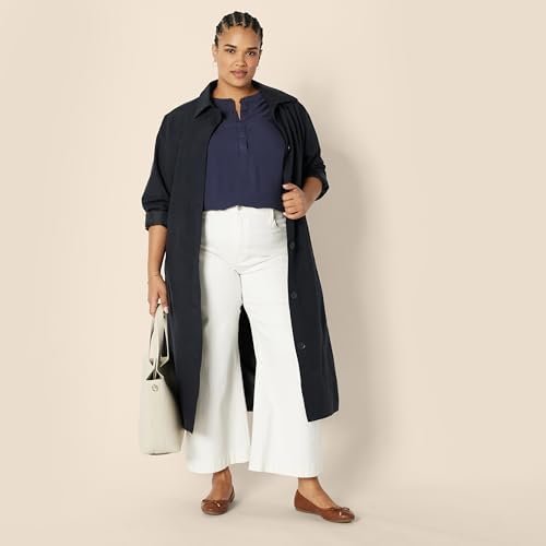 31-nzq9QTqL._AC_.jpg Amazon Essentials Women's Long-Sleeve Woven Blouse