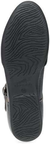 310HY6zqMfL._AC_.jpg Dansko Liv D'Orsay Mary Jane Flats for Women - Arch Support, Soft Leather, Adjustable Buckle, All-Day Comfort, Quality Construction