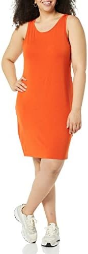 Amazon Essentials Women's Lightweight Jersey Slim-Fit Tank Mini Dress (Previously Daily Ritual)