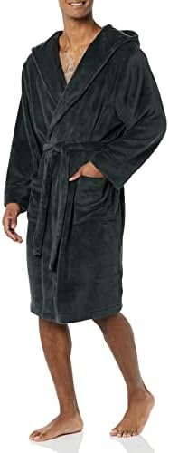 312r93EVOTL._AC_.jpg Amazon Essentials Men's Mid-Length Plush Robe