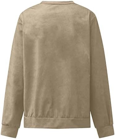 SHAOBGE Fall Casual Sweatshirts for Women 2024 Halloween Crew Neck Hoodies Shirts Long Sleeve Pullover Sweaters Fashion Tops