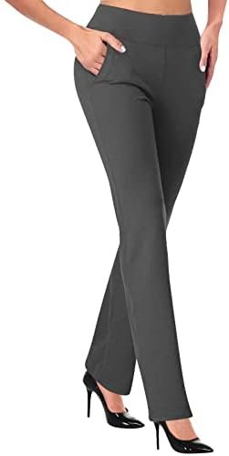 316TicnXmaL._AC_.jpg 2024 Work Pants Women High Waist Dress Pant Business Casual Outfits 4 Way Stretch Bootleg Yoga Pants Workout Slacks