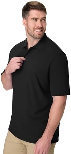 317xbgGvo-L._AC_.jpg Hanes Men’s X-Temp Short Sleeve Polo Shirt, Midweight Men's Shirt