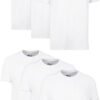 Hanes Packs, Stay-Tucked Soft Cotton, Best Undershirts for Men, White/Black/Asstd Multipacks
