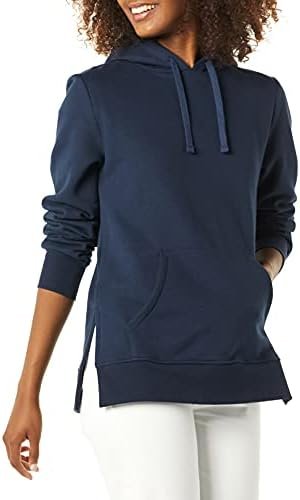31GiDFXntL._AC_.jpg Amazon Essentials Women's Fleece Hooded Tunic Sweatshirt