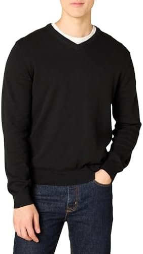 Amazon Essentials Men's V-Neck Pullover Sweater (Available in Big & Tall)