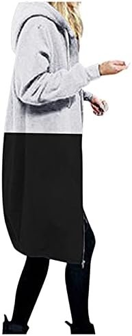 31I0TZ21r2L._AC_.jpg Generic Long Hoodie for Women 2024 Casual Zip Up Drawstring Fleece Sweatshirt Oversized Jackets Coat Lightweight Fall Clothes