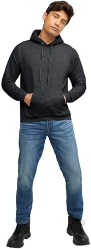 31I6gRkKbOL._AC_.jpg Hanes EcoSmart Hoodie, Midweight Fleece, Pullover Hooded Sweatshirt for Men