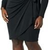 Amazon Essentials Women's Long Sleeve Classic Wrap Dress (Available in Plus Size)
