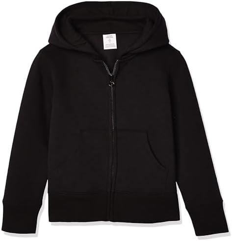 31PgAjsKuL._AC_.jpg Amazon Essentials Girls and Toddlers' Fleece Zip-Up Hoodie Sweatshirt