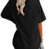 luwita Oversized T Shirts for Women Loose Fit Crewneck Short Sleeve Tops Summer Casual Blouse Y2K 2025 Basic Tees