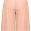 Generic Capri Pants for Women High Waisted Wide Leg Linen Capris Summer Loose Elastic Trousers with Pockets