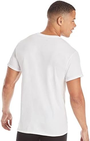 Hanes Packs, Stay-Tucked Soft Cotton, Best Undershirts for Men, White/Black/Asstd Multipacks