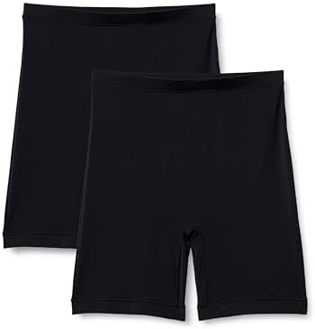Amazon Essentials Women's Microfiber Slip Shorts, Pack of 2