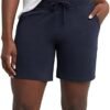 31dFR98SSPL._AC_.jpg Hanes Women's Jersey Pocket Shorts, Drawstring Cotton Jersey Shorts, 7" Inseam