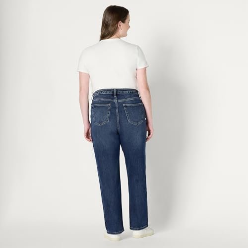 Amazon Essentials Women's High-Rise Straight Leg Jean