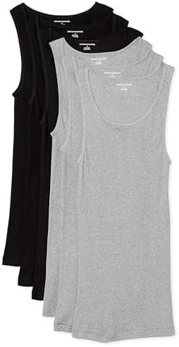 31eT2EOPz-L._AC_.jpg Amazon Essentials Men's Lightweight Tank Undershirts, Pack of 6