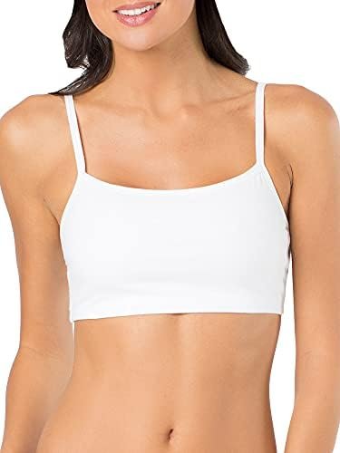 31fPyy9CQXS._AC_.jpg Fruit of the Loom Women's Multi-Pack Spaghetti Strap Cotton Sports Bra