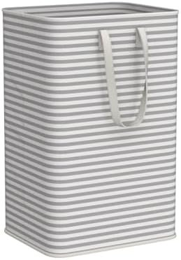 Lifewit 2 Pack Laundry Hamper Large Collapsible Laundry Baskets, Freestanding Waterproof Clothes Hamper with Easy Carry Handles in Laundry Room Bedroom Bathroom College Dorm for Adults, Grey, 2 x 80L