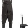 Calamus WaveWalker Fishing Waders for Men & Women, 100% Waterproof PVC Waders with Slip-Resistant Boots, Tear-Resistant Nylon