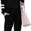 Aloodor Sweatsuit for Women 2 Piece Outfits for Womens Crewneck Sweatshirts Pullover