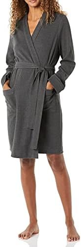 Amazon Essentials Women's Lightweight Waffle Mid-Length Robe (Available in Plus Size)