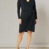 Amazon Essentials Women's Long Sleeve Classic Wrap Dress (Available in Plus Size)