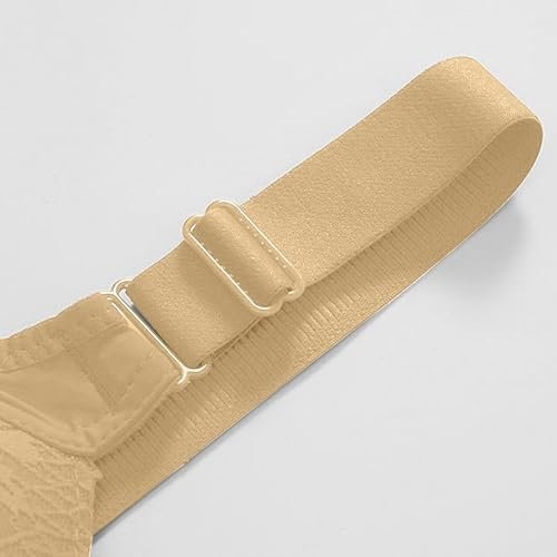 Daisy Bras for Older Women Front Closure Convenient Everyday Bras Mid Buttons Comfortable No Underwire Gathering Bras