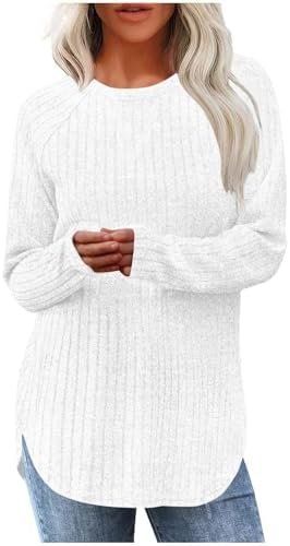 Tunic Pullover Fall Shirts Women Clothes Long Sleeve Shirt Woman Wear Fashion 2025 Trendy Travel Outfit Winter Tops