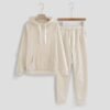Womens 2 Piece Sweatsuit Trendy Loose Two Piece Tracksuit Long Sleeve and Pants Lounge Set Athletic Tracksuit