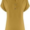 Womens Cotton Linen Shirts Summer Trendy Short Sleeve V-Neck Blouses Tops Button Down Gauze Tees Casual Clothes 2025