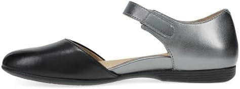 31uuOHn-RwL._AC_.jpg Dansko Liv D'Orsay Mary Jane Flats for Women - Arch Support, Soft Leather, Adjustable Buckle, All-Day Comfort, Quality Construction