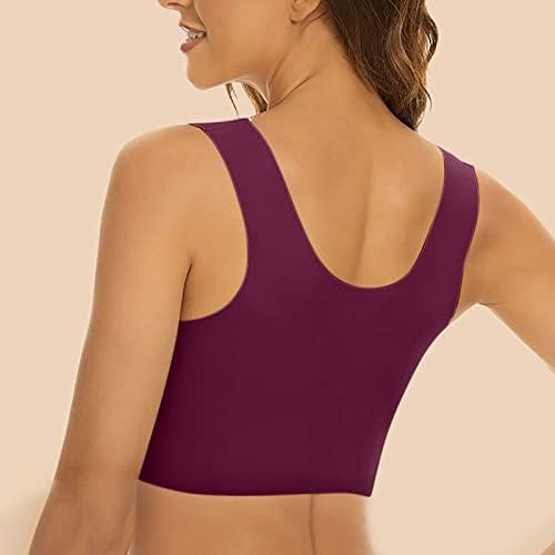 31vzaeXrnLL._AC_.jpg Sports Bra for Women Sexy Wireless Push Up Lace Bras Tank Top Bra Seamless Comfortable Full-Coverage T-Shirt Bra