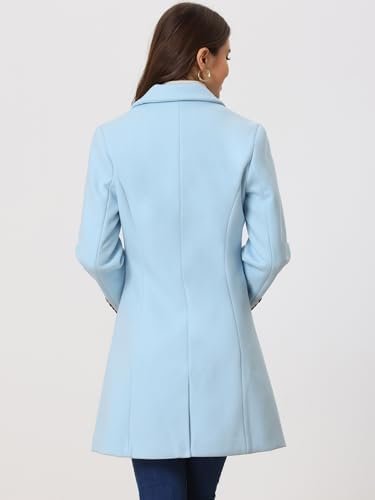 31wLss-hGVL._AC_.jpg Allegra K Women's Trench Coats Single Breasted Long Outerwear Winter Coat