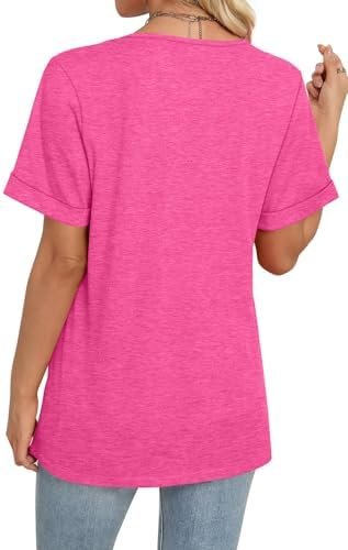412rPUX6TL._AC_.jpg WIHOLL Womens Summer Tops Short Sleeve Basic Casual V Neck T Shirts Trendy Fashion 2025