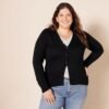 Amazon Essentials Women's Lightweight V-Neck Cardigan Sweater (Available in Plus Size)