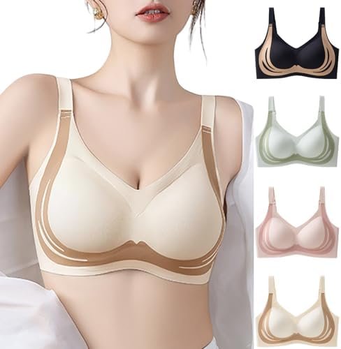 Caralush Lushfitting Powerful Push up Seamless Bra Powerful Anti-Sagging Super Gather Wireless Underwear Bra 2025
