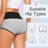 MISSWHO Cotton High Waisted Womens Underwear Soft Stretch Breathable Full Coverage Ladies Panties(Regular & Plus Size)