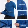 41-y996BYML._AC_.jpg 7 Pack Long Sleeve Shirts for Men UPF 50+ UV Sun Protection Quick Dry Moisture Wicking Workout Tee Shirts