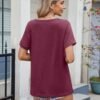 411u4q9zr-L._AC_.jpg 2025 Womens Summer Tops Short Sleeve V-Neck T Shirts Casual Basic Tees Trendy Clothes