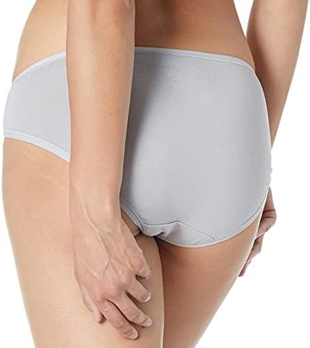 Amazon Essentials Women's Cotton High Leg Brief Underwear (Available in Plus Size), Breathable, Multipacks