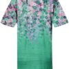 412UsXCvLL._AC_.jpg SHAOBGE Summer Tops for Women 2025 Trendy Boho Floral Print Tunic Shirt Short Sleeve Button v Neck Tshirt Casual Loose Blouse