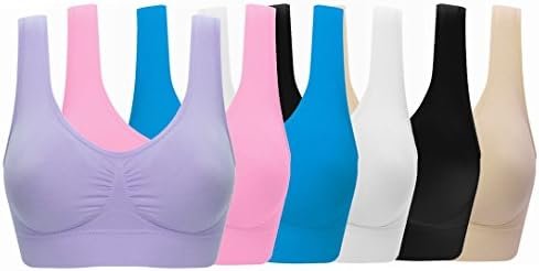 Women's Comfort Workout Sports Bra Low-Impact Activity Sleep Bras