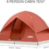 unp Camping Tent 2/3/4/6 Person Dome Tent, Easy to Set Up for Camping, Lightweight Camping Tent, Portable Camping Tent for Outdoor and Backpacking Beaches