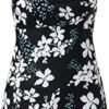 Women's Tankini Swimsuits Floral Print Two Piece Swimsuit Full Coverage Tank Top Tummy Control Bathing Suits